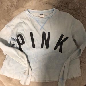 Blue “Pink” long sleeve shirt